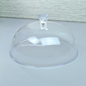 TAMPA PROTETORA DE ALIMENTO DE PLÁSTICO TRANSPARENTE 25CM - CA09528-A