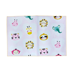 TAPETE PARA ATIVIDADES INFANTIL DE POLIESTER ANTIDERRAPANTE 80X120CM - CZ23749-E