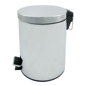 LIXEIRA INOX COM PEDAL 05 LITROS FOSCA - CA07030-FO