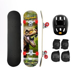 SKATE COM ACESSÓRIOS DM RADICAL DINO - DMR6052-DINO
