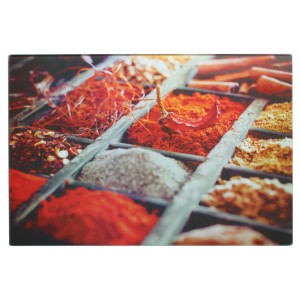 TABUA DE CORTE ANTI RESÍDUOS 35 X 25 CM DE VIDRO - VDA2560P-6