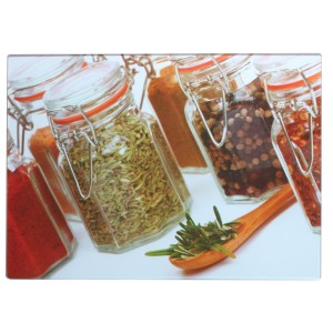 TABUA DE CORTE ANTI RESÍDUOS 35 X 25 CM DE VIDRO - VDA2560P-4