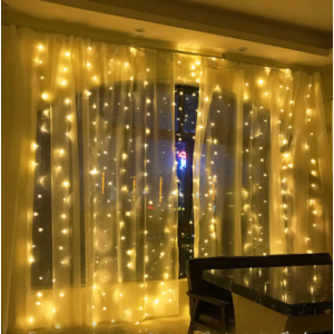 CORTINA 300 LEDS WARM FIXO TOM MMF 127V USO INTERNO  - 19819