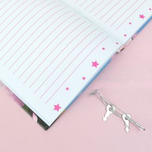 DIÁRIO DA MENINANO BALANÇO COM CADEADO 56 FOLHAS - SXFS14066-C