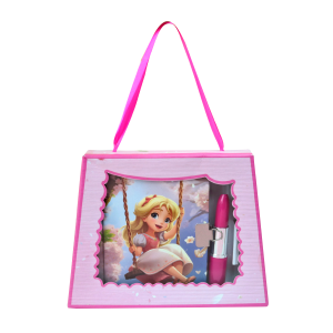 DIÁRIO DA MENINA COM CADEADO E CANETA BATOM 56 FOLHAS - SXFS14069-C