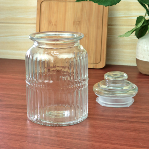 POTE DE VIDRO COM TAMPA 11X19CM 950ML - 5792