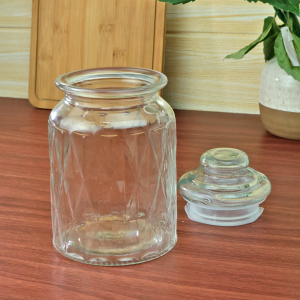 POTE DE VIDRO COM TAMPA 11X19CM 950ML - 5795
