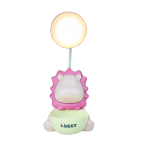 LUMINÁRIA DE MESA DIVERTIDA COM APONTADOR FORMATO LEÃO USB - 5666-RS