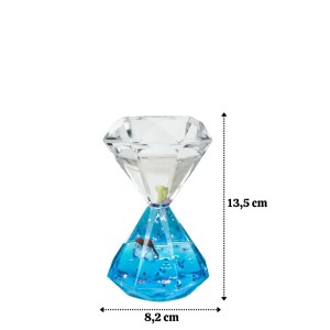 ENFEITE DECORATIVO TEMPORIZADOR DE ACRÍLICO PARA MESA - 5604-D