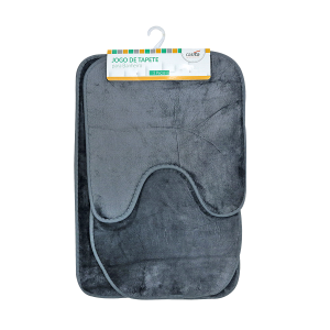 JOGO DE TAPETE DE BANHEIRO EM SOFT 03 PÇS - CA01060-CZ