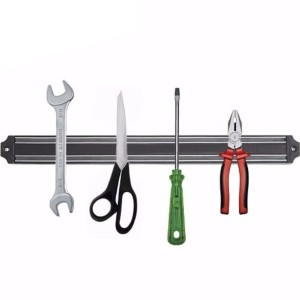 BARRA SUPORTE MAGNETICO PARA FACAS E FERRAMENTAS 38 CM