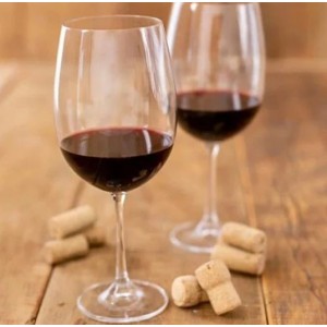 JOGO DE 06 TAÇAS DE VIDRO PARA VINHO 395ML - CA16202