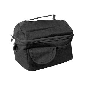 BOLSA TÉRMICA POLIESTER  ALÇA AJUSTÁVEL E FORRO DE ALUMÍNIO 16X21,5X24,5CM - CA15328-PT