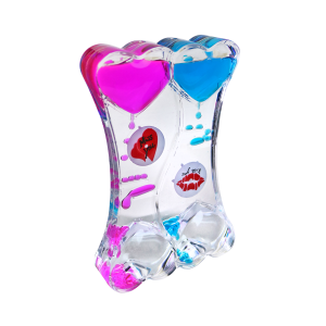 ENFEITE DECORATIVO TEMPORIZADOR DE ACRÍLICO  CORAÇÃO PARA MESA - 5607-A