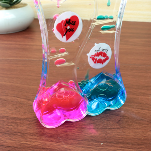 ENFEITE DECORATIVO TEMPORIZADOR DE ACRÍLICO  CORAÇÃO PARA MESA - 5607-A