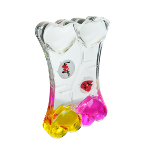 ENFEITE DECORATIVO TEMPORIZADOR DE ACRÍLICO  CORAÇÃO PARA MESA - 5607-C