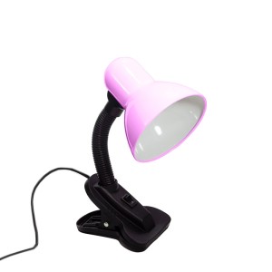 LUMINARIA DE MESA COM PRENDEDOR ROSA BIVOLT- RS