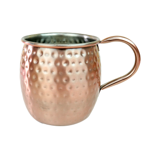CANECA DE INOX REVESTIDA EM COBRE MOSCOW MULE 550ML - CA12521