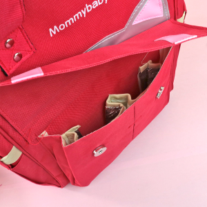 MOCHILA DE POLIESTER MOMMY BABY 16X25X40CM - CA15335-VM