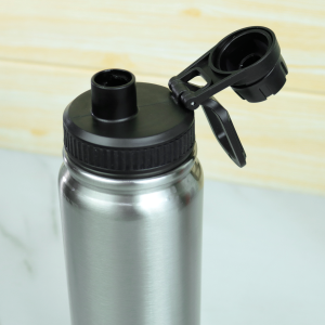 GARRAFA TERMICA DE INOX COM TAMPA E ALÇA 800ML - 4623-PTA
