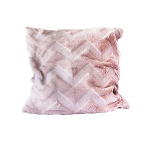 CAPA DE ALMOFADA COM DETALHES GEOMÉTRICOS 44X44CM -2867-ROSÉ