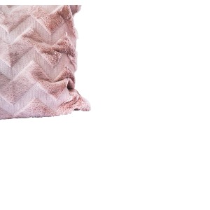 CAPA DE ALMOFADA COM DETALHES GEOMÉTRICOS 44X44CM -2867-ROSÉ
