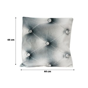 CAPA DE ALMOFADA ESTAMPA CAPITONE EM TECIDO 100% POLIÉSTER  44X44CM - 3243-A