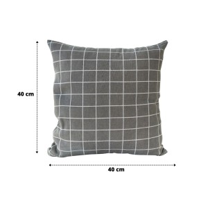 CAPA DE ALMOFADA ESTAMPA GEOMETRICA 100% POLIESTER 40X40CM - 2341-B