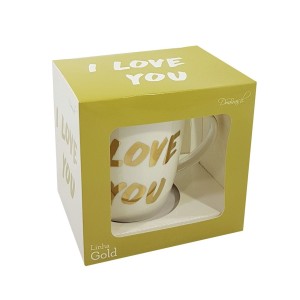CANECA PORCELANA I LOVE YOU 320 ML - DMP5209-LOVE