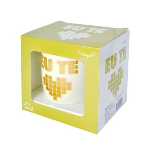 CANECA PORCELANA EU TE AMO 320 ML - DMP5210-CORACAO