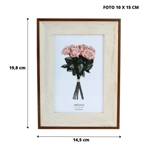 PORTA RETRATO DE PLÁSTICO 10X15CM - 3761-D