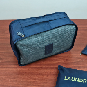 KIT ORGANIZADOR PARA MALAS DE POLIESTER 6 PEÇAS - 5165-AZMA