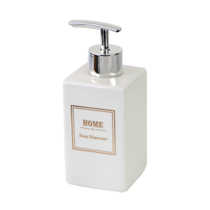 PORTA SABONETE LÍQUIDO DE PORCELANA 350ML - 3491-BR