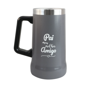CANECA TÉRMICA DE INOX 750ML 