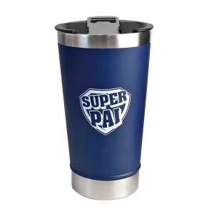 COPO TÉRMICO DE INOX COM TAMPA E ABRIDOR 