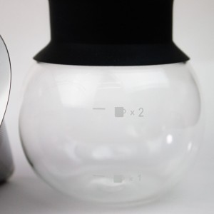 CAFETEIRA DE VIDRO COM FILTRO EM INOX 200ML - 4178