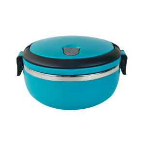 MARMITA DE INOX COM VEDAÇÃO DE SILICONE ALÇA E TRAVA NAS LATERAIS - 6255-TI2