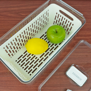 CAIXA ORGANIZADORA DE PLÁSTICO PARA GELADEIRA 5,7LITROS 31,5X16X14,5CM - CA12470