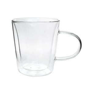 XÍCARA DE VIDRO BOROSSILICATO PAREDE DUPLA 220ML - CA16086
