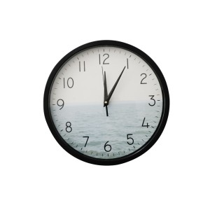 RELOGIO DE PAREDE DE PLÁSTICO 30CM COM A ESTAMPA MAR - 2568-PT