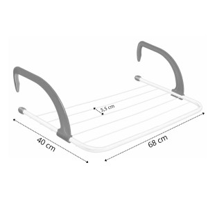 VARAL PORTÁTIL DE METAL 40X68CM - CA08117-CZ