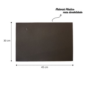 JOGO AMERICANO DE PLASTICO 30X45CM- 0937-8