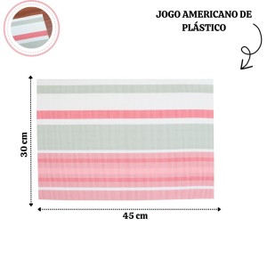 JOGO AMERICANO DE PLASTICO 30X45CM- 0937-27