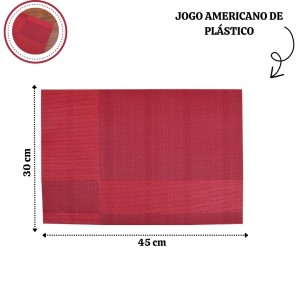 JOGO AMERICANO DE PLASTICO 30X45CM- 0937-31