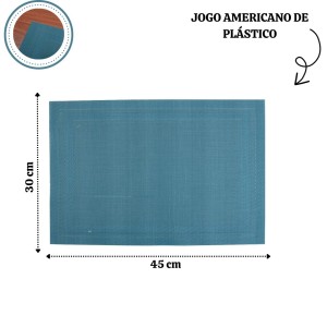 JOGO AMERICANO DE PLASTICO 30X45CM- 0937-36