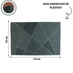 JOGO AMERICANO DE PLASTICO 30X45CM- 0937-37