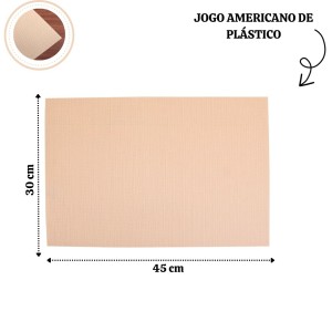 JOGO AMERICANO DE PLASTICO 30X45CM- 0937-38