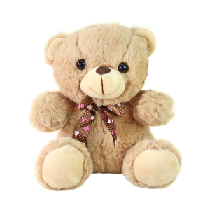 URSINHO DE PELÚCIA COM LAÇO DE POLIESTER 23CM - FC2700-BG