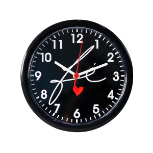 RELÓGIO DE PAREDE DE PLÁSTICO 25CM -  419PT-A