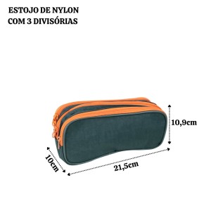 ESTOJO DE NYLON 21,5X10,9CM - 5176-CZ